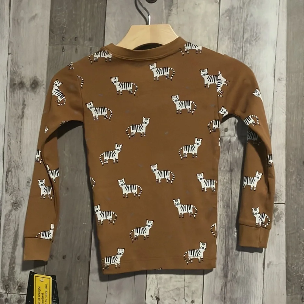 Petit Lem Striped Cat Pajamas Shirt NEW